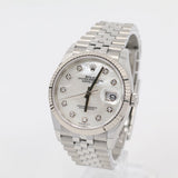 2025 Rolex DateJust 36 Mother Of Pearl Dial Diamond Index Jubilee 126234