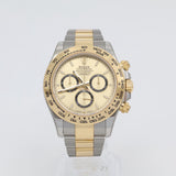 2024 Rolex Daytona Cosmograph Champagne Dial, Two Tone Yellow Gold And Steel 126503