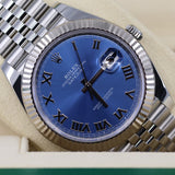 2023 Rolex Datejust 41mm Azzurro Jubilee Fluted 126334