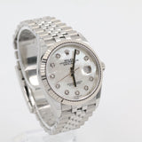 2025 Rolex DateJust 36 Mother Of Pearl Dial Diamond Index Jubilee 126234