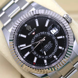 2026 Rolex Sky-Dweller Black Dial, Stainless Oyster 336934