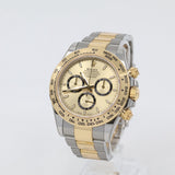 2024 Rolex Daytona Cosmograph Champagne Dial, Two Tone Yellow Gold And Steel 126503