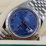 2023 Rolex Datejust 41mm Azzurro Jubilee Fluted 126334