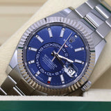 2024 Rolex Sky-Dweller Blue Dial, Stainless Oyster 336934