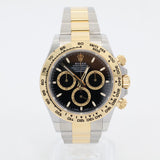 2025 Rolex Daytona Cosmograph Black Dial, Two Tone Yellow Gold And Steel 126503