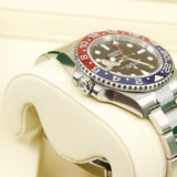 2025 Rolex GMT-Master II “Pepsi” Oyster Band 126710BLRO. (Full Factory Stickers)