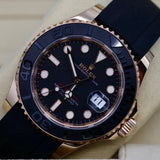 2025 Rolex Yacht-Master 40mm Rose Gold Oysterflex 126655