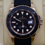 2025 Rolex Yacht-Master 40mm Rose Gold Oysterflex 126655