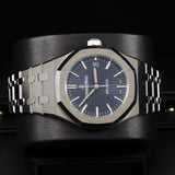 2016 Audemars Piguet Royal Oak Blue Dial 15450ST
