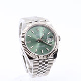 2026 Rolex Datejust 41mm Mint Green Jubilee Fluted 126334