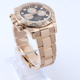 2025 Rolex Daytona Rose Gold Black Dial Diamond Index 126505