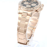 2025 Rolex Daytona Rose Gold Black Dial Stick Index 126505