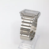 2025 Cartier Santos Large Dual Time Rhodium Dial Stainless Steel WSSA0076