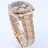 2025 Rolex Daytona Rose Gold Black Dial Diamond Index 126505