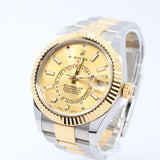 2022 Rolex Sky-Dweller Two-Tone Yellow Gold 42mm Oyster 326933