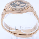 2025 Rolex Daytona Rose Gold Black Dial Diamond Index 126505