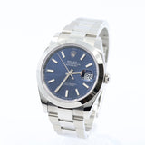 2026 Rolex Datejust 41mm Blue Oyster Smooth 126300