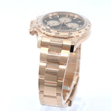 2025 Rolex Daytona Rose Gold Black Dial Stick Index 126505