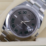 2025 Rolex Datejust 41mm Wimbledon Oyster Smooth 126300