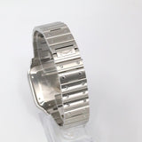 2025 Cartier Santos Large Dual Time Rhodium Dial Stainless Steel WSSA0076