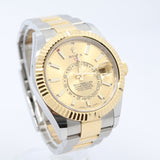 2022 Rolex Sky-Dweller Two-Tone Yellow Gold 42mm Oyster 326933