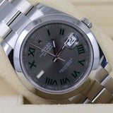 2025 Rolex Datejust 41mm Wimbledon Oyster Smooth 126300