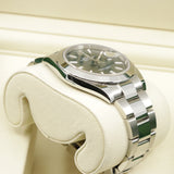 2025 Rolex Date Just 41 Mint Green Dial Smooth Bezel, Oyster Band 126300