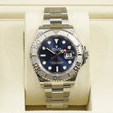 2025 Rolex Yacht Master 40 Blue Dial Platinum Bezel 126622.