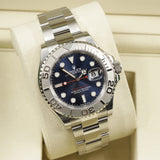 2025 Rolex Yacht Master 40 Blue Dial Platinum Bezel 126622.