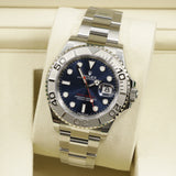2025 Rolex Yacht Master 40 Blue Dial Platinum Bezel 126622.