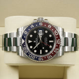 2025 Rolex GMT-Master II “Pepsi” Oyster Band 126710BLRO. (Full Factory Stickers)