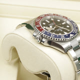 2025 Rolex GMT-Master II “Pepsi” Oyster Band 126710BLRO. (Full Factory Stickers)