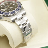 2025 Rolex GMT-Master II “Pepsi” Oyster Band 126710BLRO. (Full Factory Stickers)