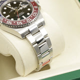 2025 Rolex GMT-Master II “Pepsi” Oyster Band 126710BLRO. (Full Factory Stickers)