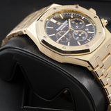2016 Audemars Piguet Royal Oak Black Dial Chronograph Rose Gold 26320OR.