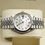 2025 Rolex DateJust 36 Mother Of Pearl Dial Diamond Index Jubilee 126234
