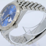2023 Rolex Datejust 41mm Azzurro Jubilee Fluted 126334